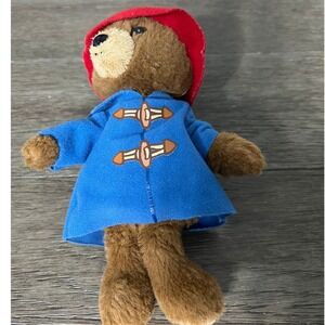 Paddington Bear Plush Stuffed Animal Toy Red Hat Blue Coat Kids